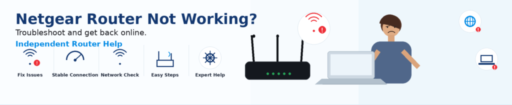 Netgear router not working troubleshooting guide for home and small office internet connection issues